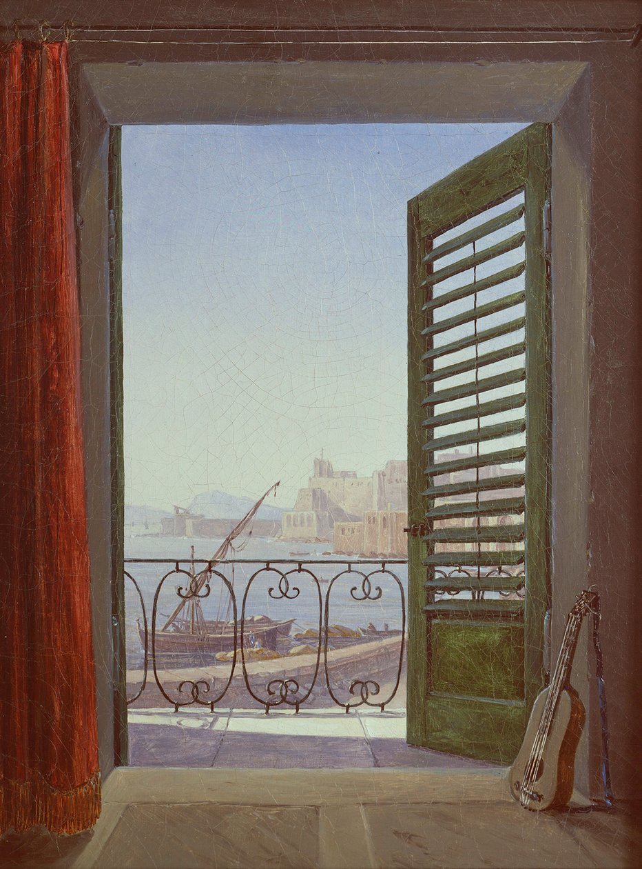 Balkon w Neapolu autorstwa Carl Gustav Carus