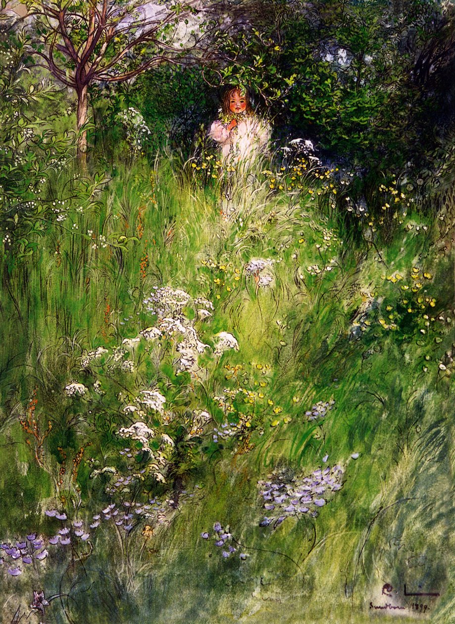 Wróżka autorstwa Carl Larsson