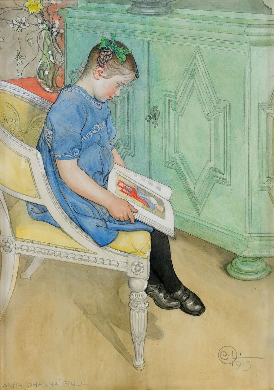 Anna-Joanna autorstwa Carl Larsson