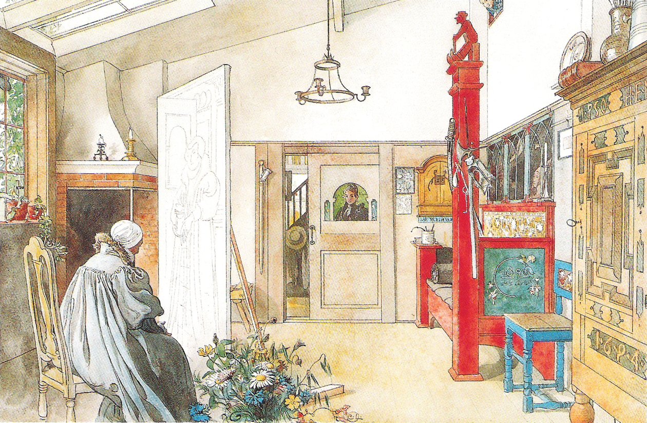 Studio, druga połowa autorstwa Carl Larsson