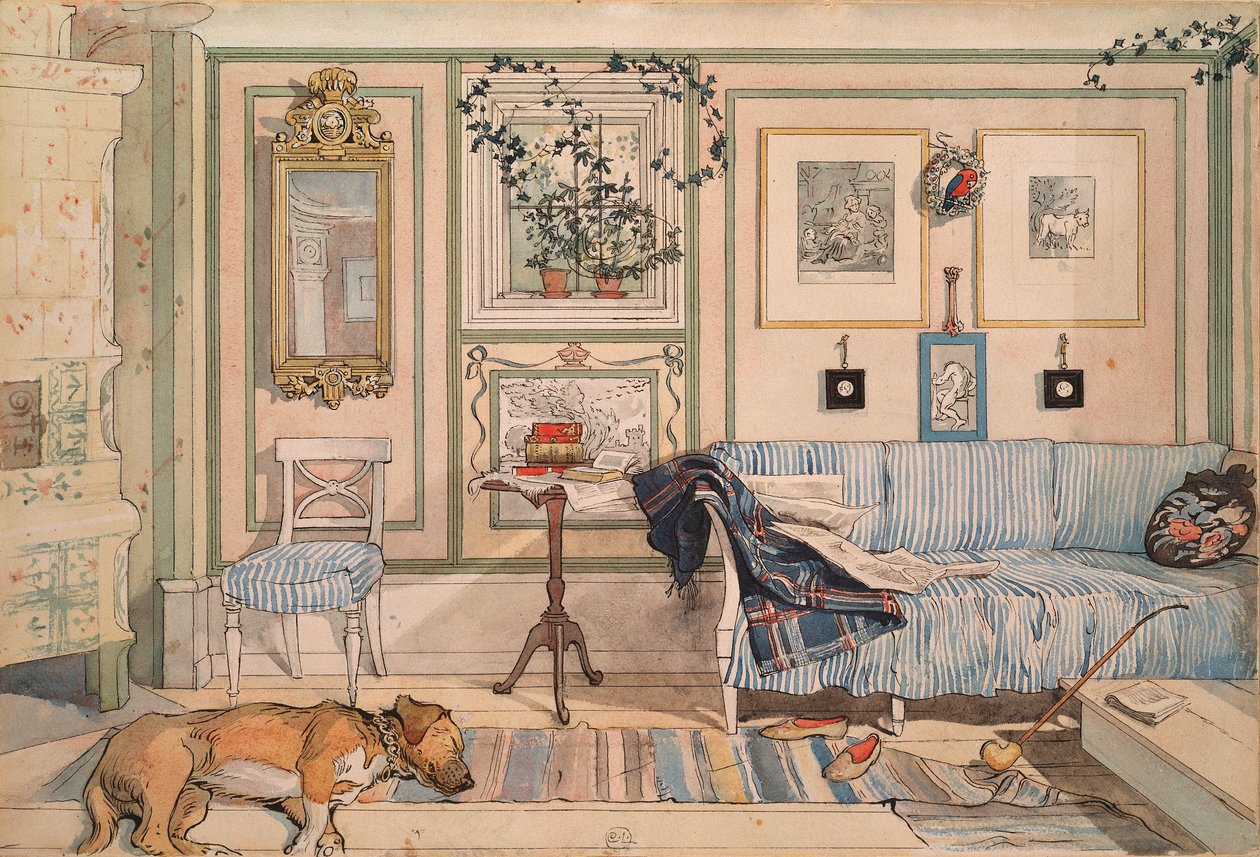 Przytulny kącik autorstwa Carl Larsson
