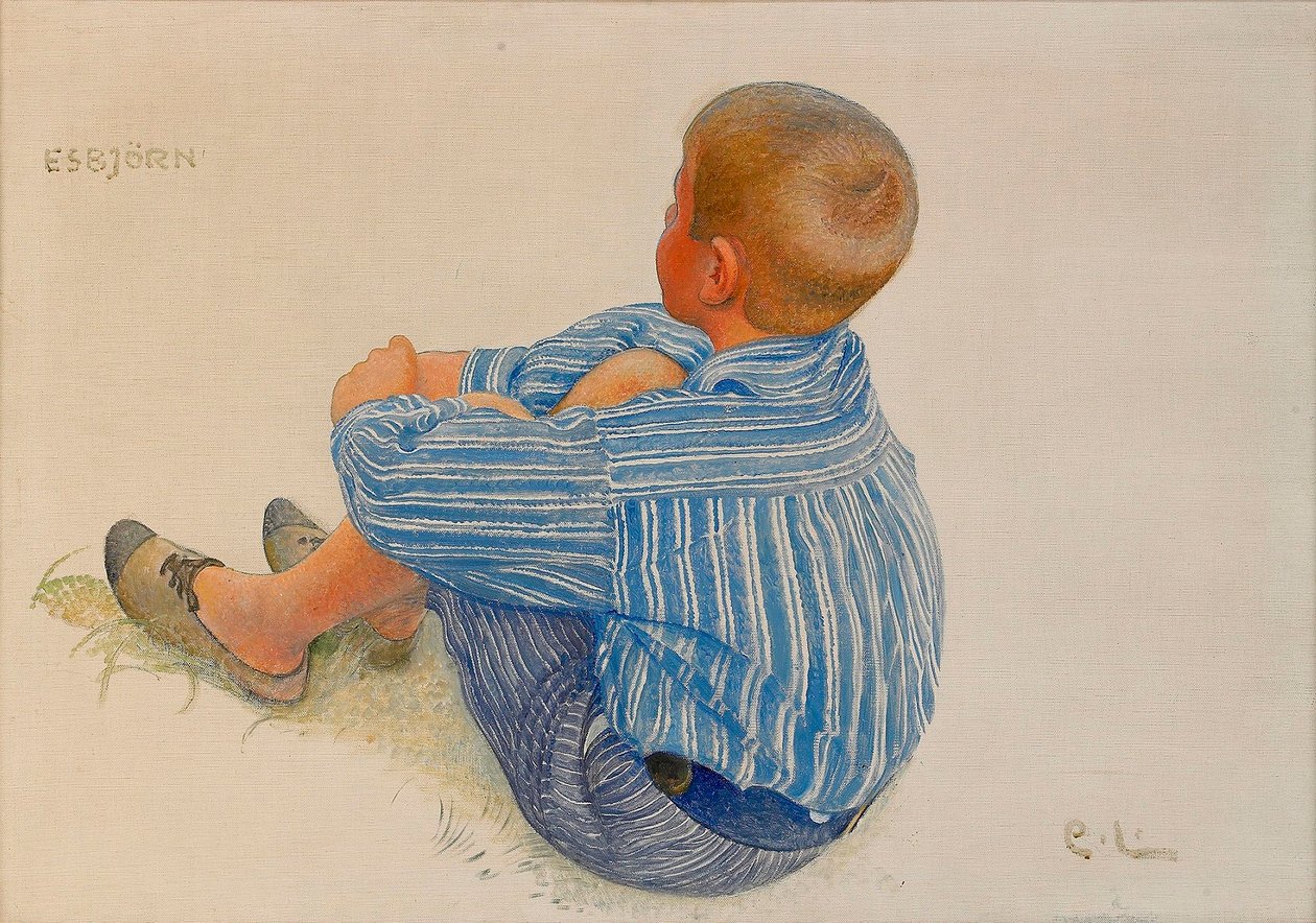 Esbjörn autorstwa Carl Larsson