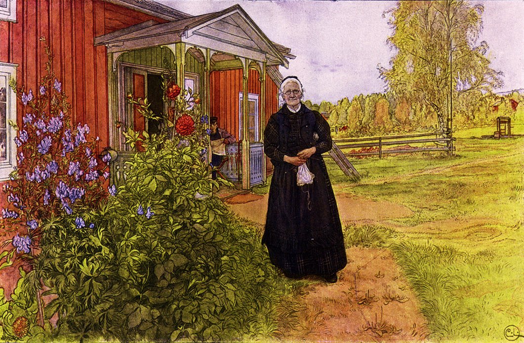 Ojciec i matka autorstwa Carl Larsson