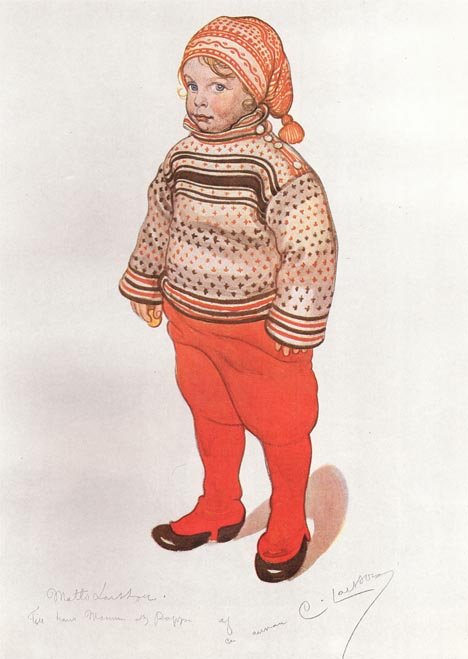 Matts Bergom Larsson autorstwa Carl Larsson