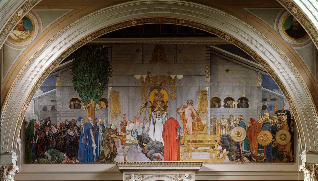 Ofiara w środku zimy autorstwa Carl Larsson