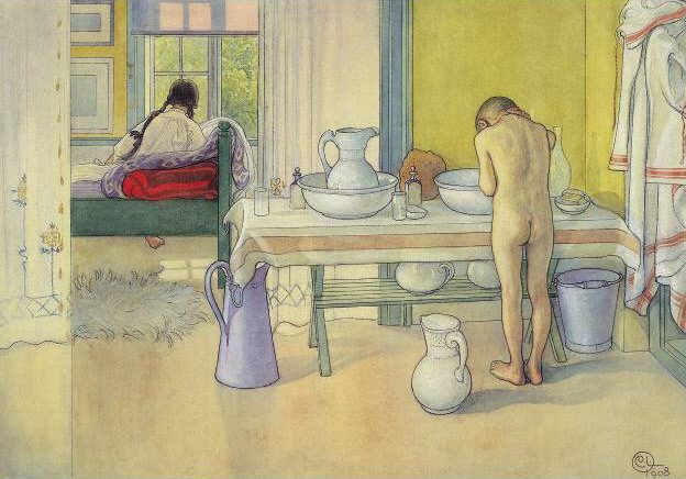 Letni poranek autorstwa Carl Larsson