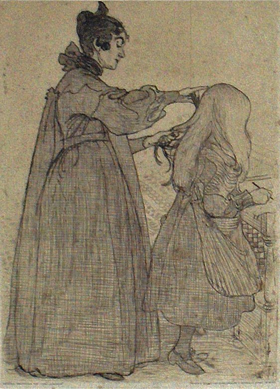 Fryzura autorstwa Carl Larsson