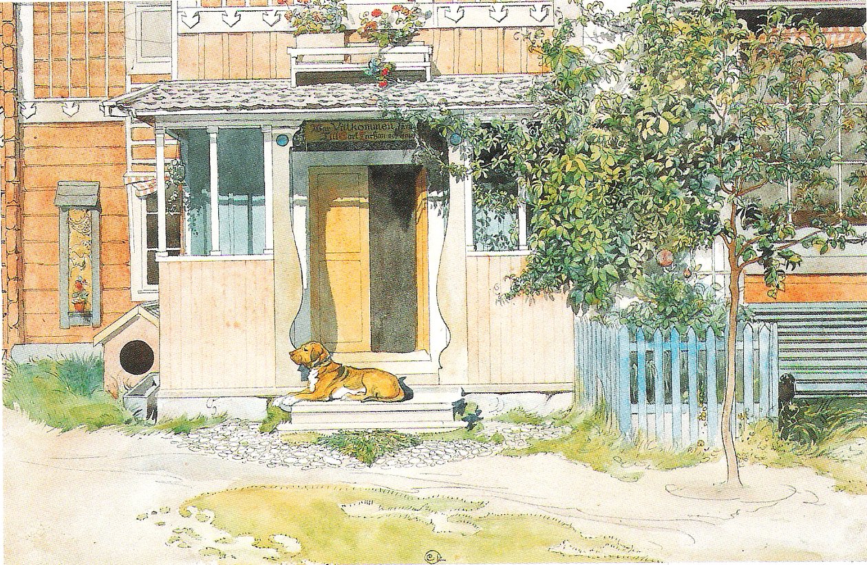 Ganek autorstwa Carl Larsson