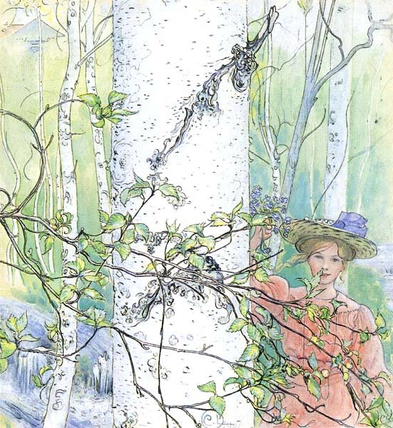 Na wiosnę autorstwa Carl Larsson