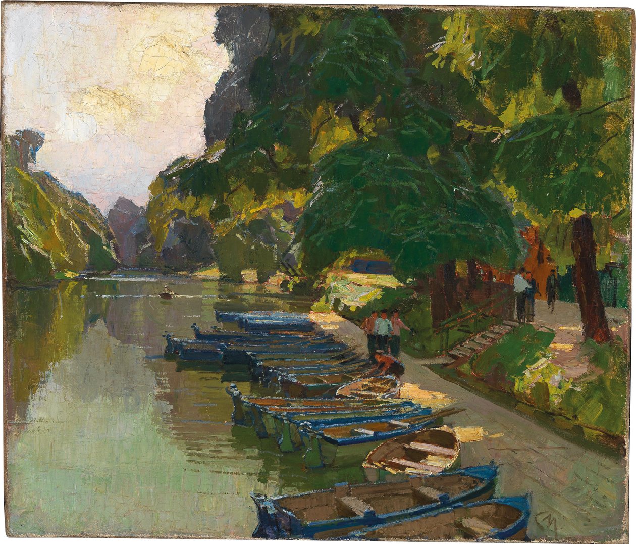 Z wiedeńskiego Prateru I. autorstwa Carl Moll