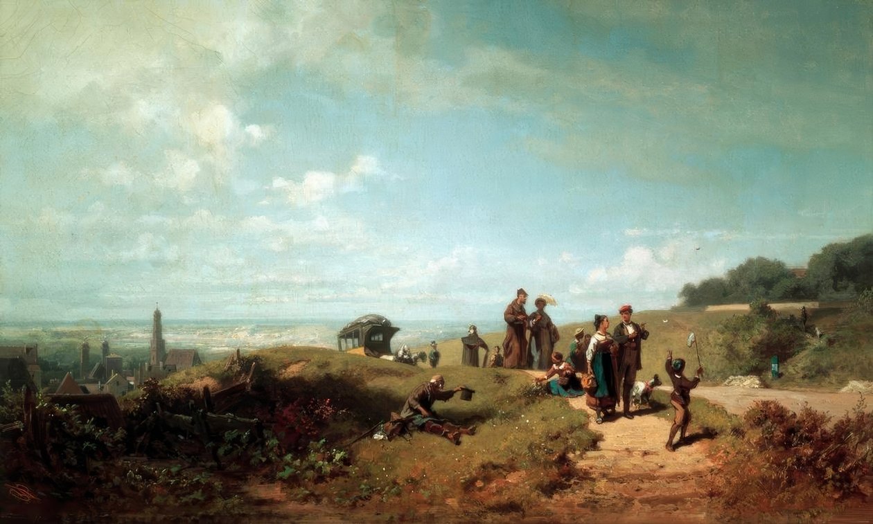 Niedzielny spacer autorstwa Carl Spitzweg