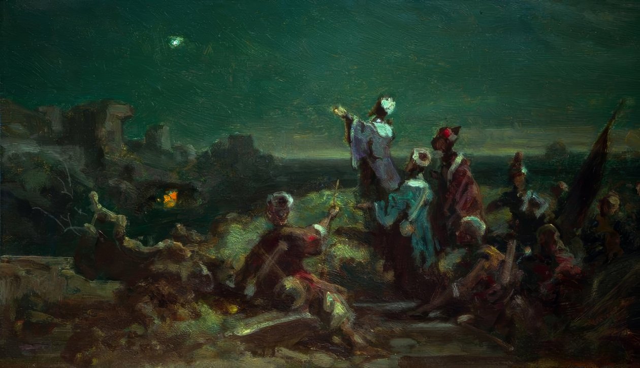 Gwiazda Betlejemska autorstwa Carl Spitzweg