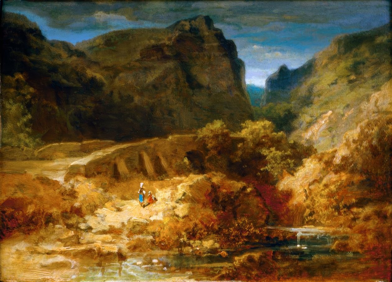 Włoski krajobraz autorstwa Carl Spitzweg