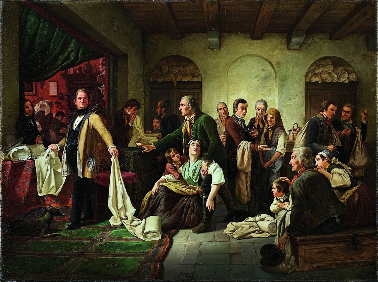 Tkacze śląscy autorstwa Carl Wilhelm Hübner