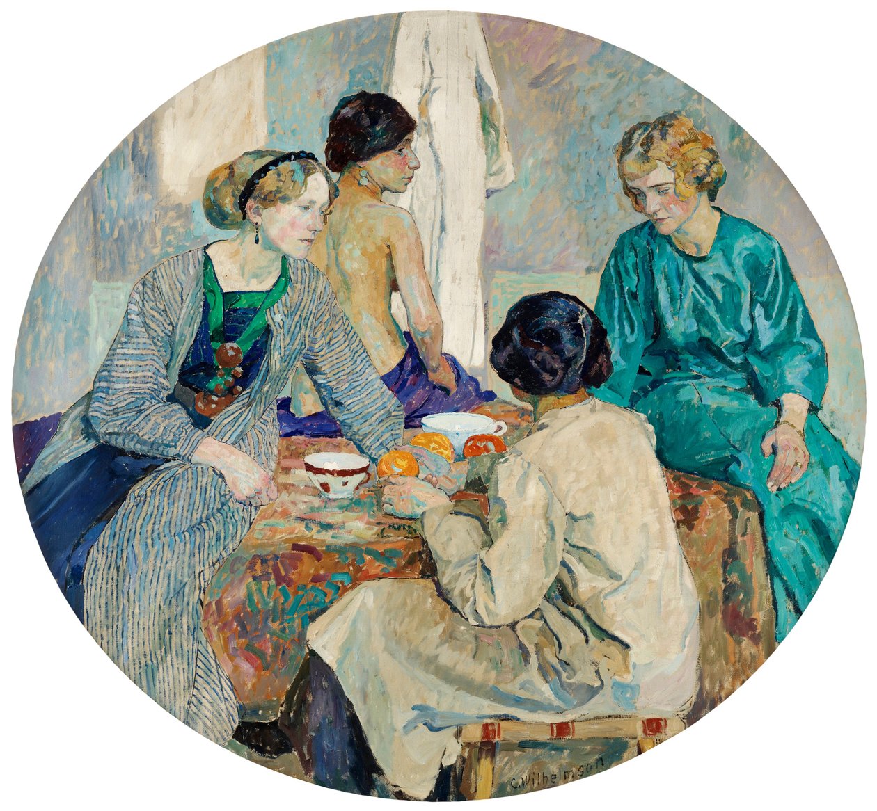 W studiu autorstwa Carl Wilhelm Wilhelmson