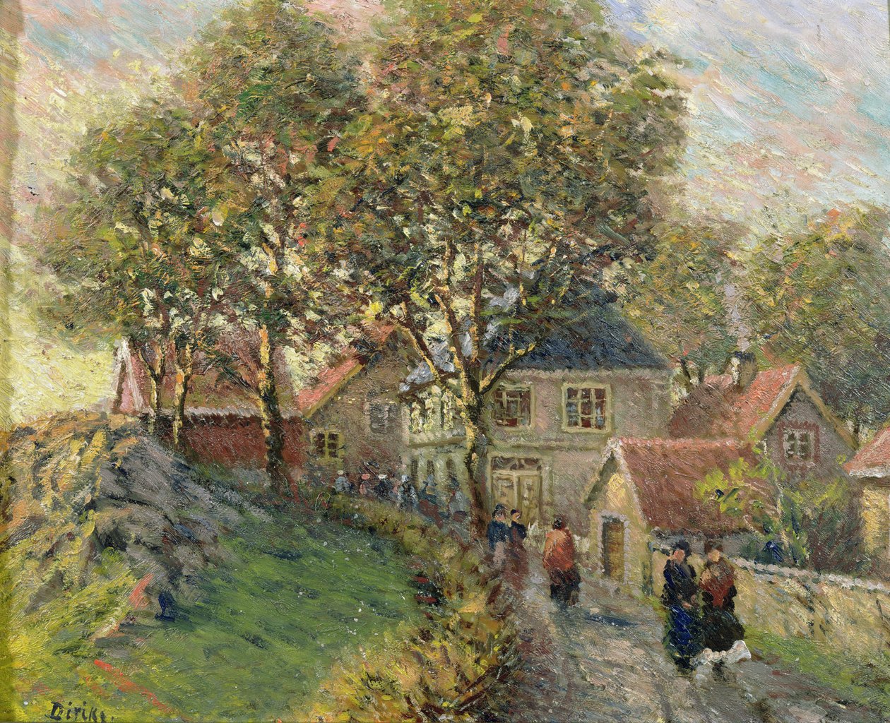 Jesień w Drobaku (olej na płótnie) autorstwa Carl Edvard Diriks