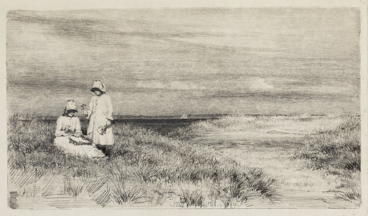 Dzieci na plaży autorstwa Carl Bloch