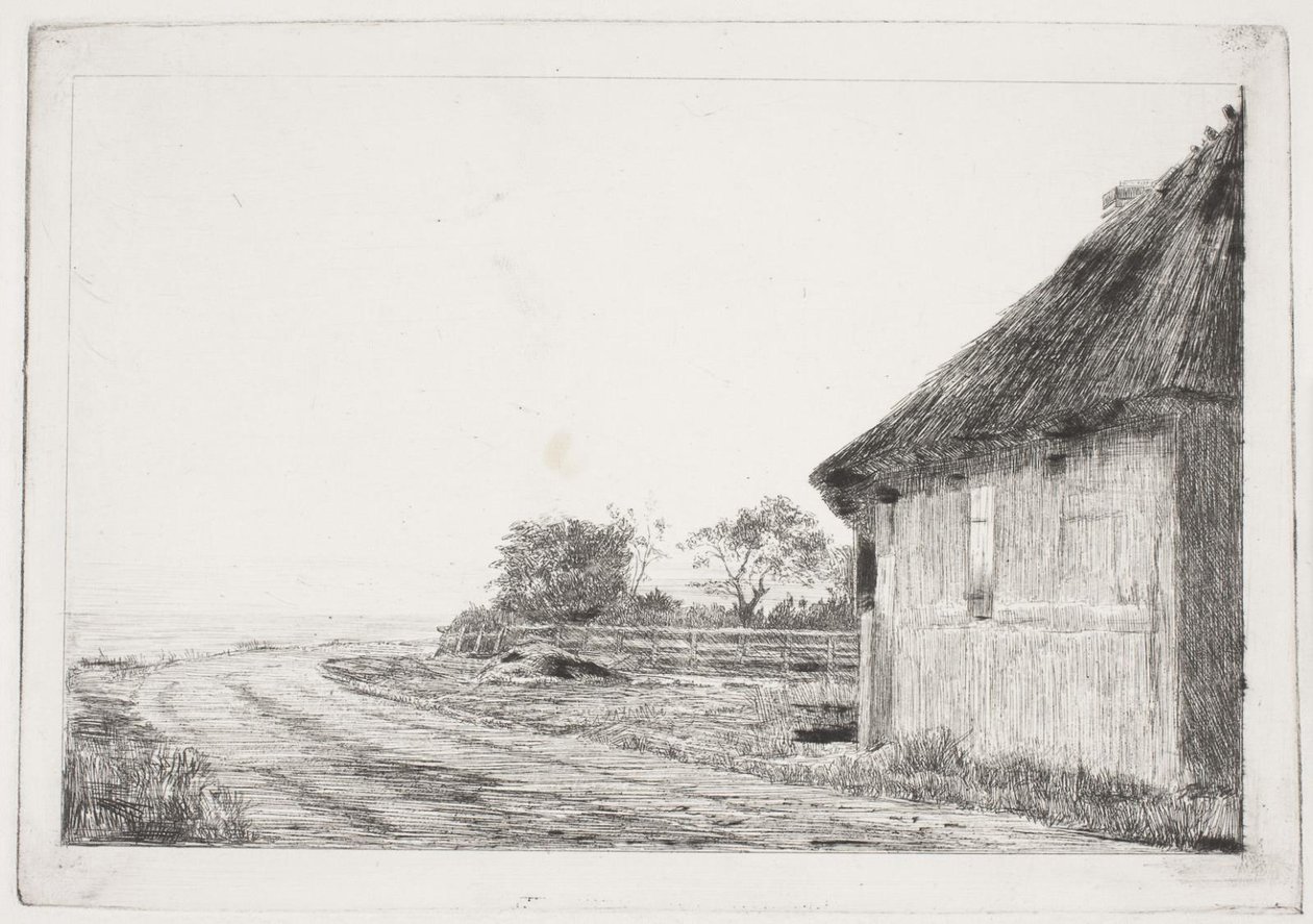 Dom i ogród nad morzem autorstwa Carl Bloch