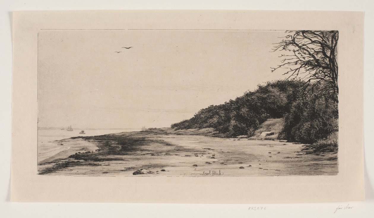 Klif nad morzem autorstwa Carl Bloch