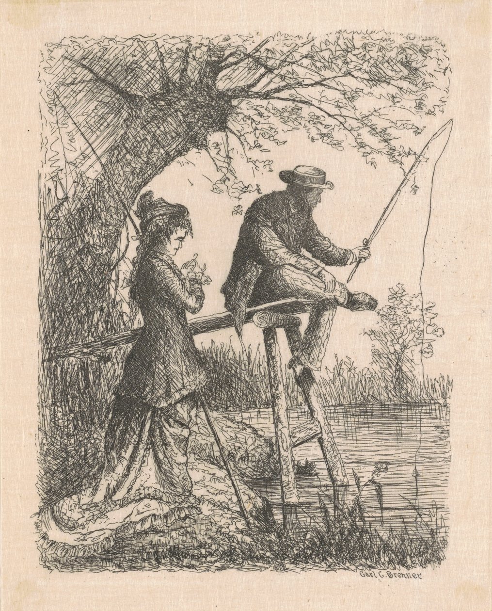 Wędkarstwo autorstwa Carl C. Brenner