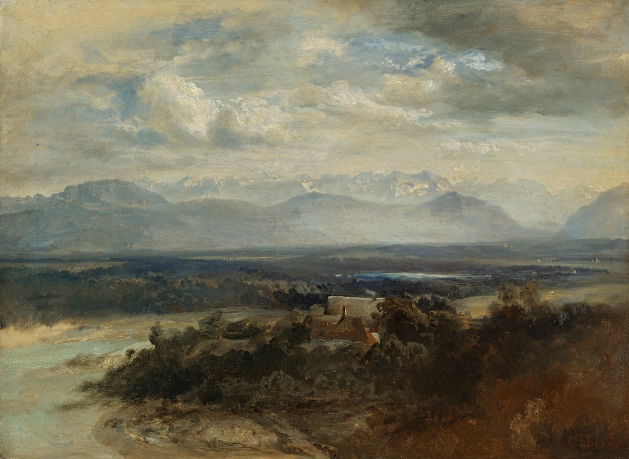 Krajobraz Izary autorstwa Carl Ebert