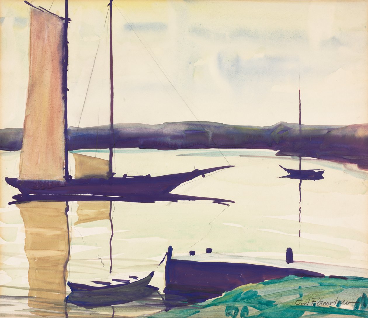 Port autorstwa Carl Gaertner