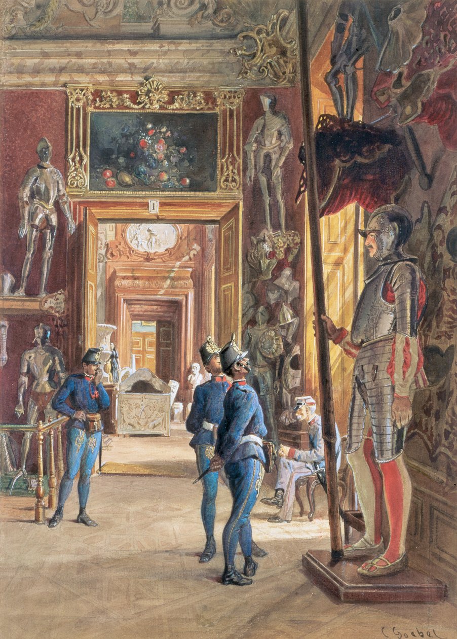 Wejście do Zbrojowni I autorstwa Carl Goebel d. J.