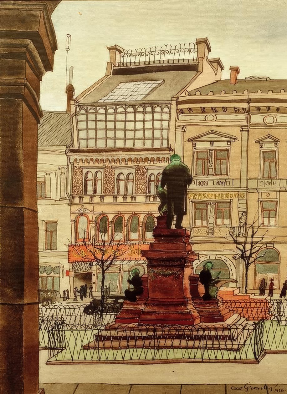 Hanower, pomnik Marschnera autorstwa Carl Grossberg