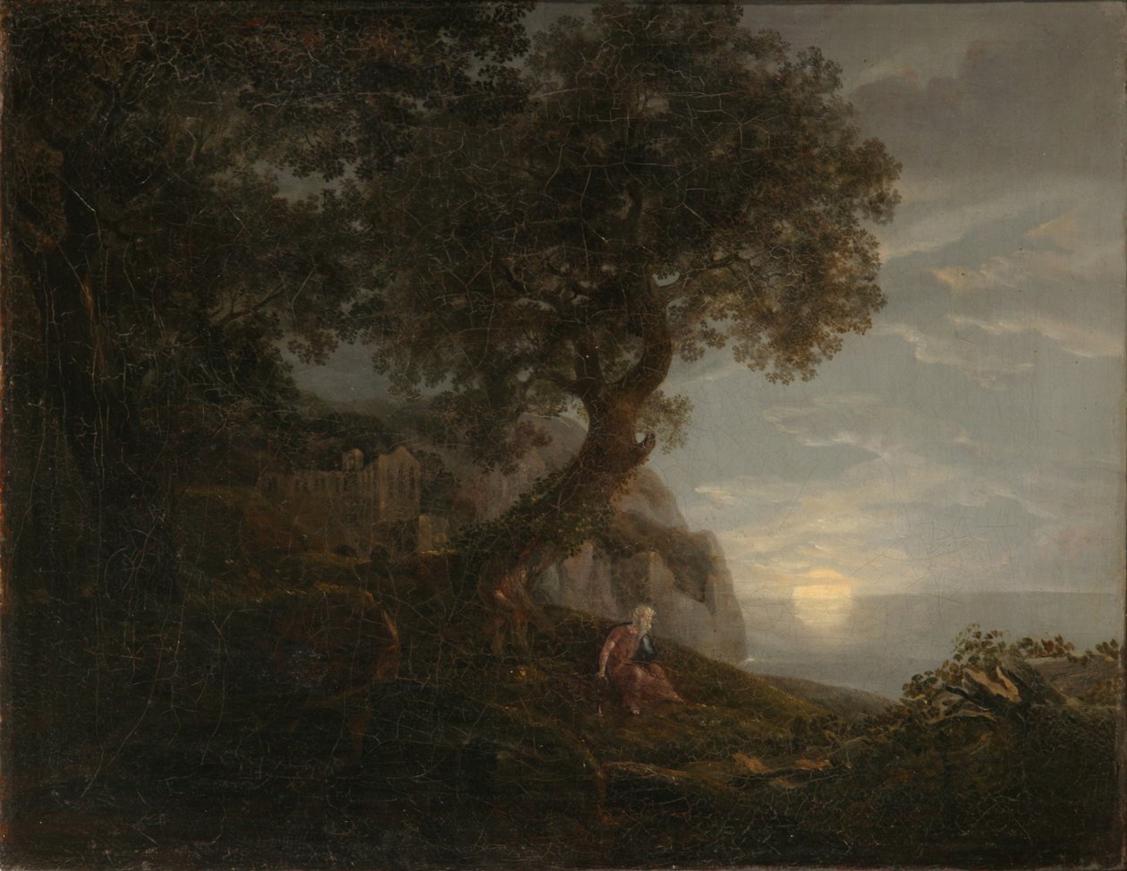 Wschód Księżyca autorstwa Carl Gustav Carus