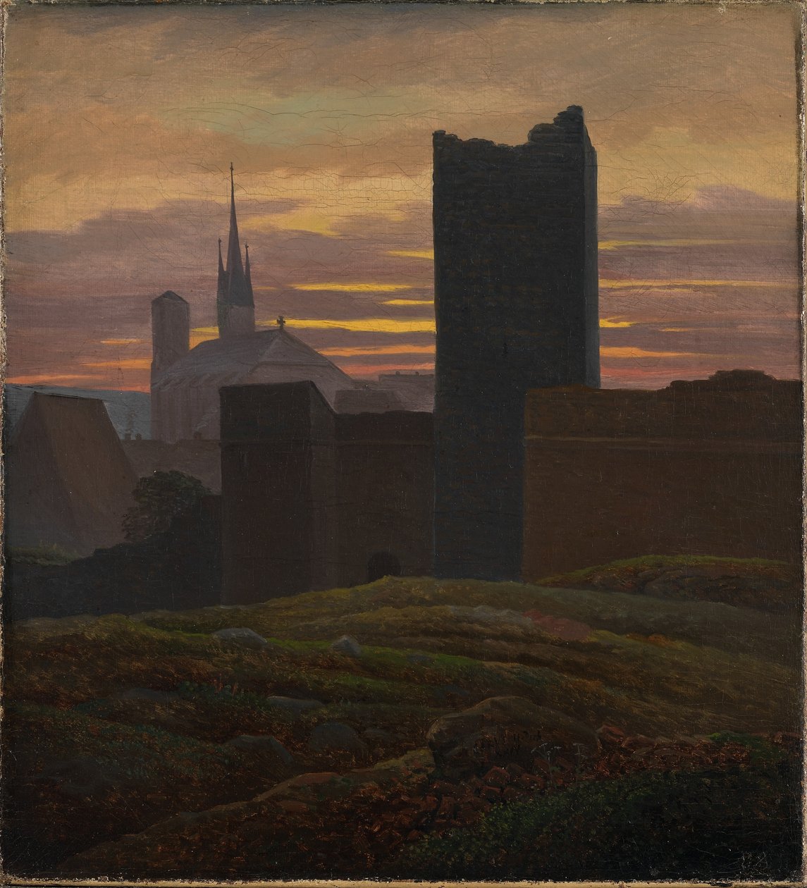 Zamek Cesarski, Eger autorstwa Carl Gustav Carus
