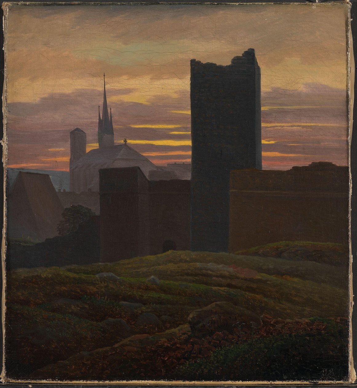 Zamek Cesarski, Eger autorstwa Carl Gustav Carus