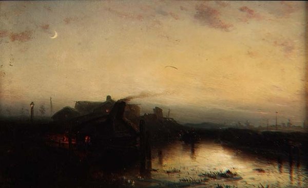 Księżycowy wieczór autorstwa Carl Hilgers