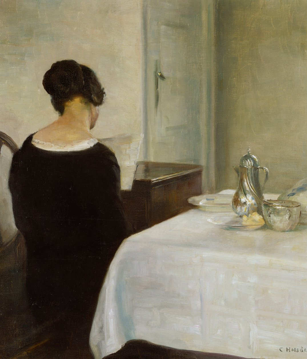 List (olej na płótnie) autorstwa Carl Holsoe