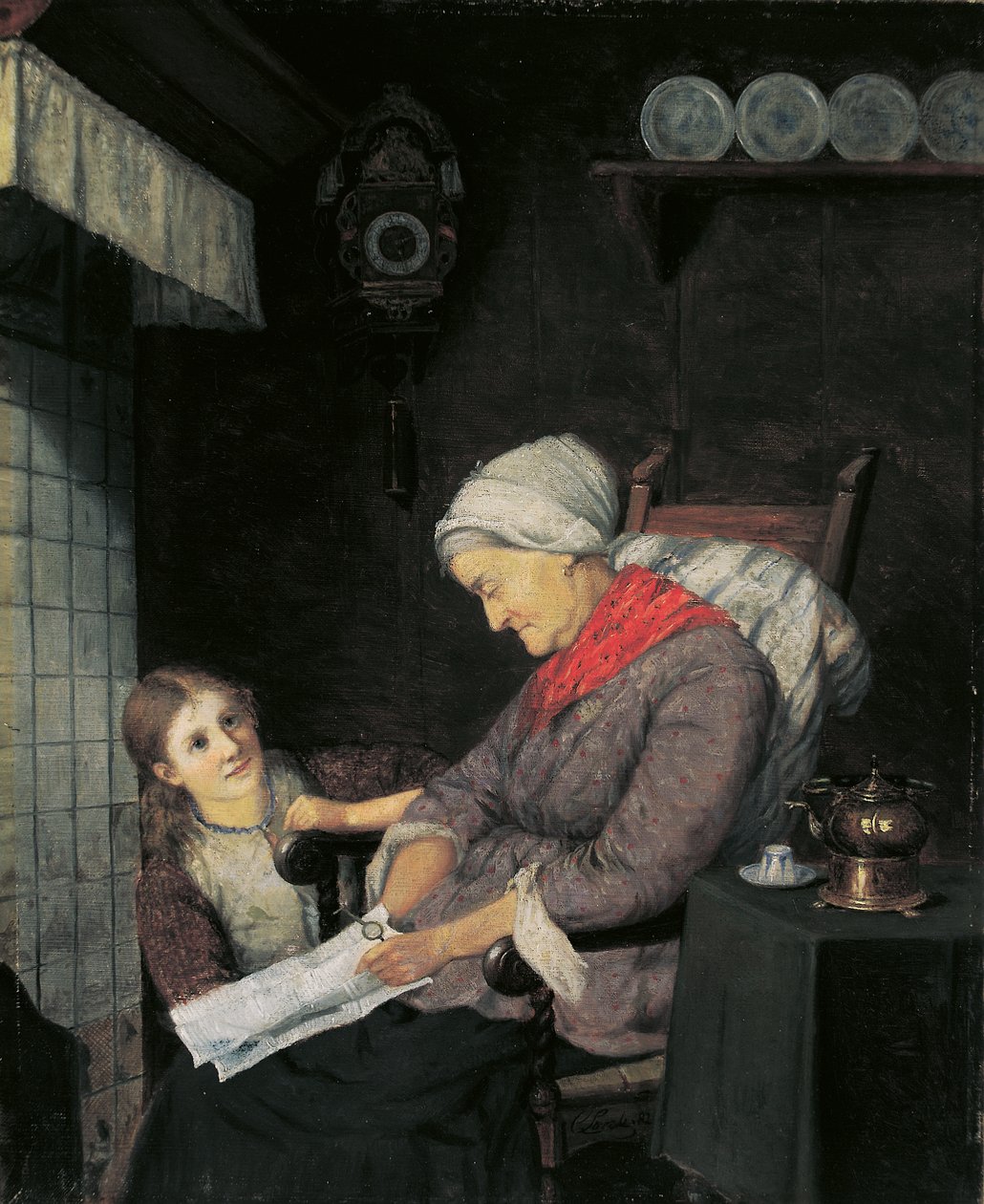 Z wizytą u babci autorstwa Carl Julius Lorck
