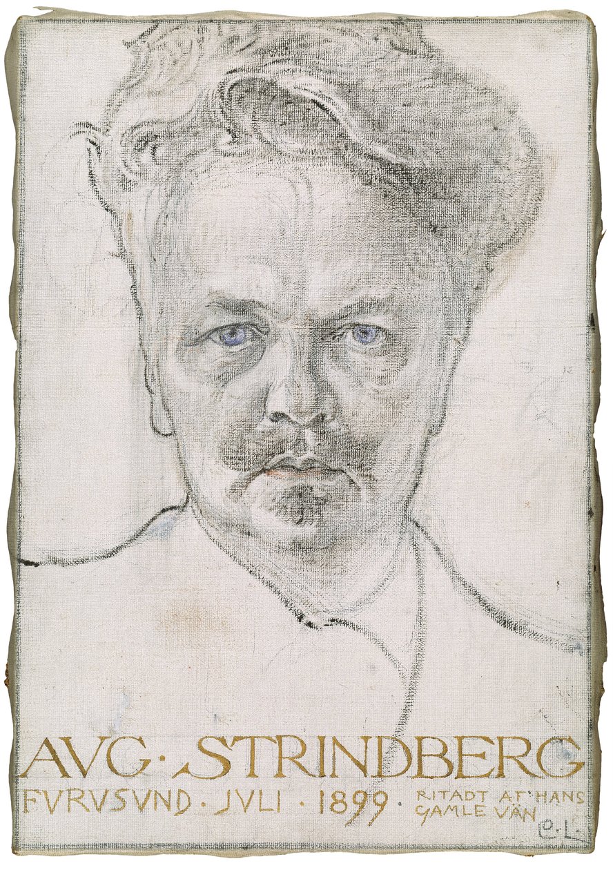 August Strindberg, 1899 autorstwa Carl Larsson