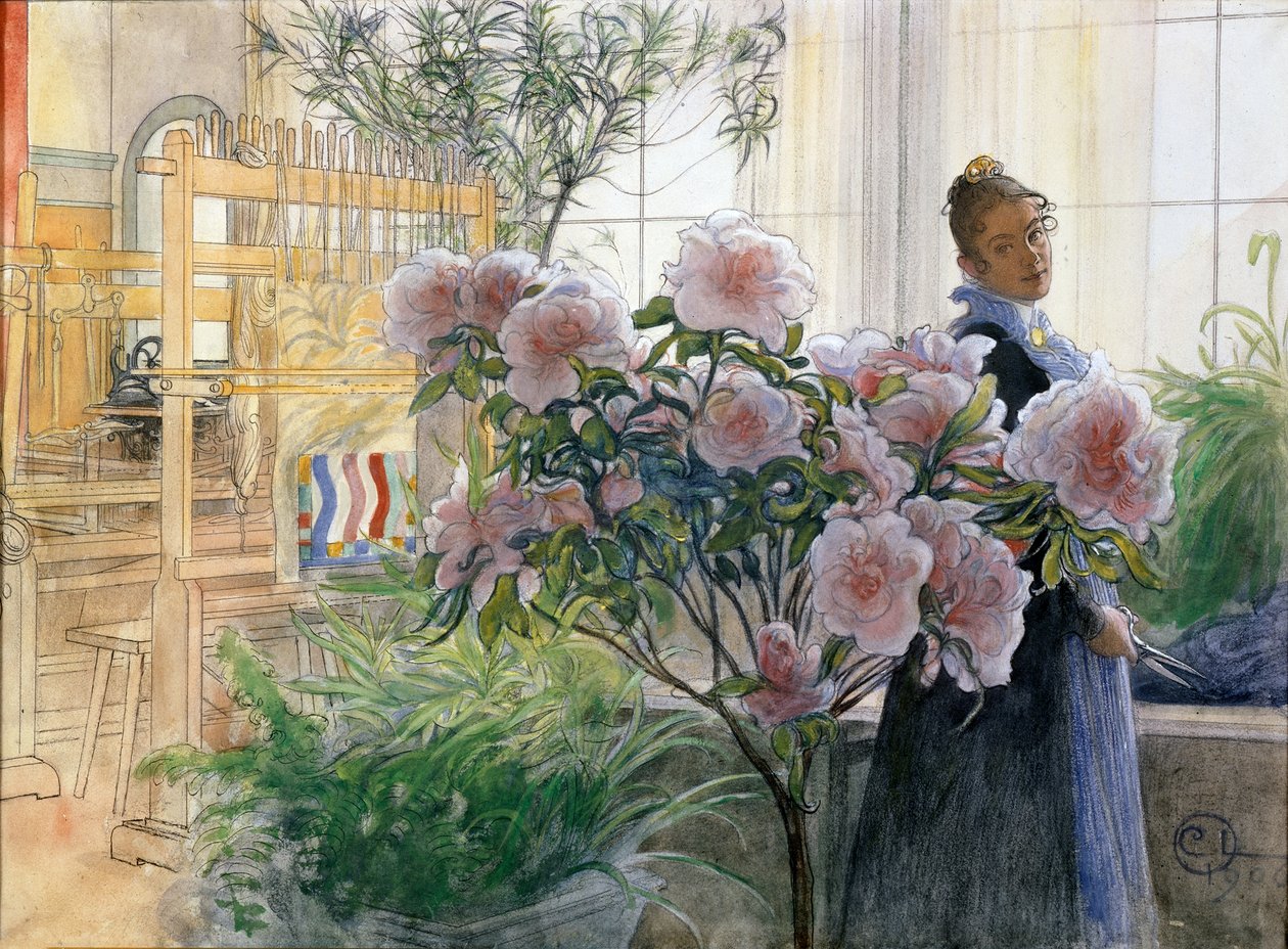 Azalia autorstwa Carl Larsson