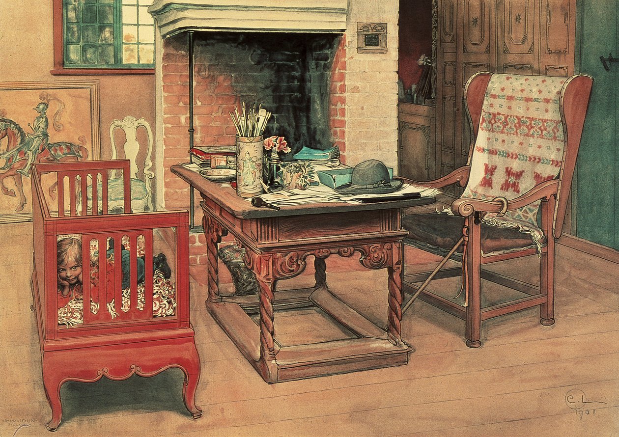 Zabawa w chowanego autorstwa Carl Larsson