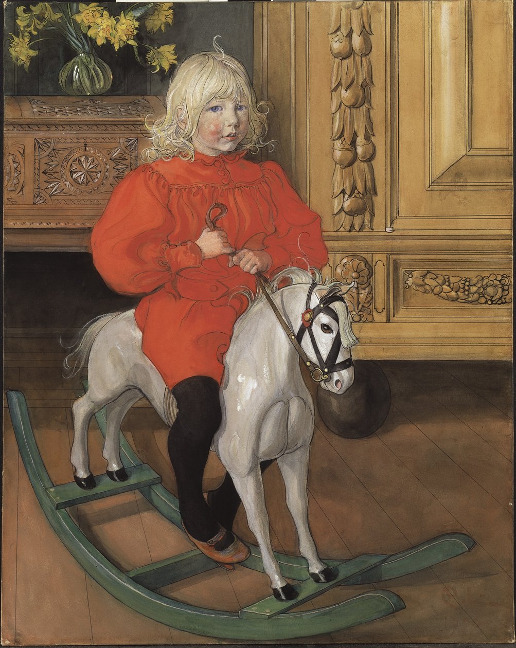 Dialekt, 1900 (toaleta na papierze) autorstwa Carl Larsson
