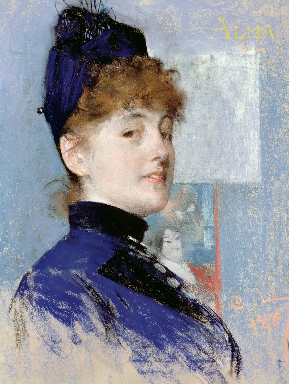 Portret Alma autorstwa Carl Larsson
