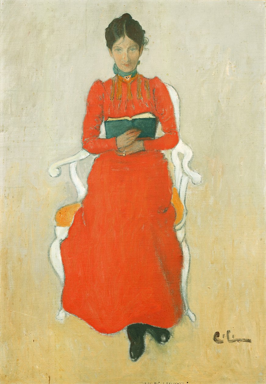 Portret Dory Lamm, ok. 1900 autorstwa Carl Larsson