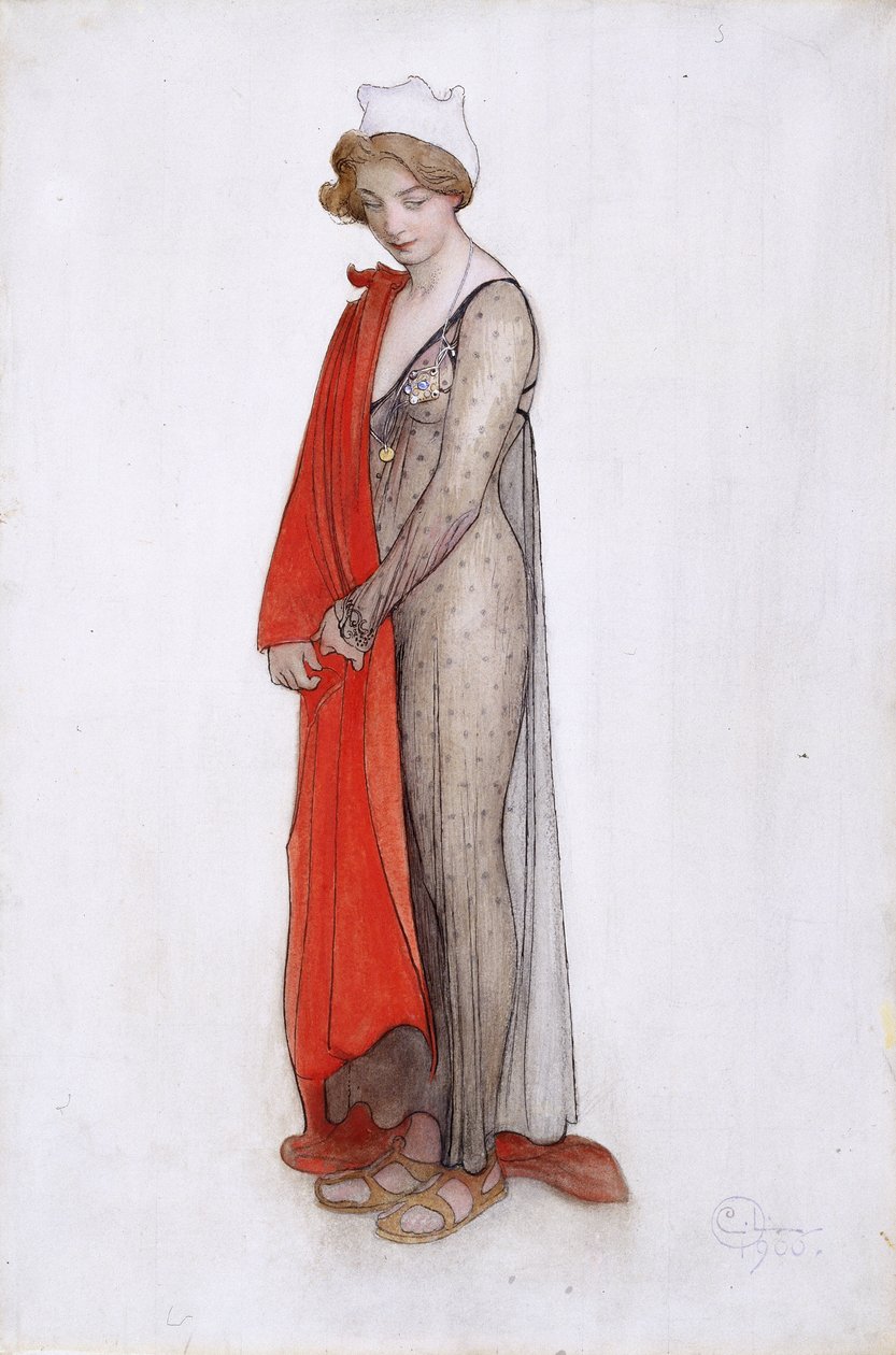 Czerwony i czarny autorstwa Carl Larsson