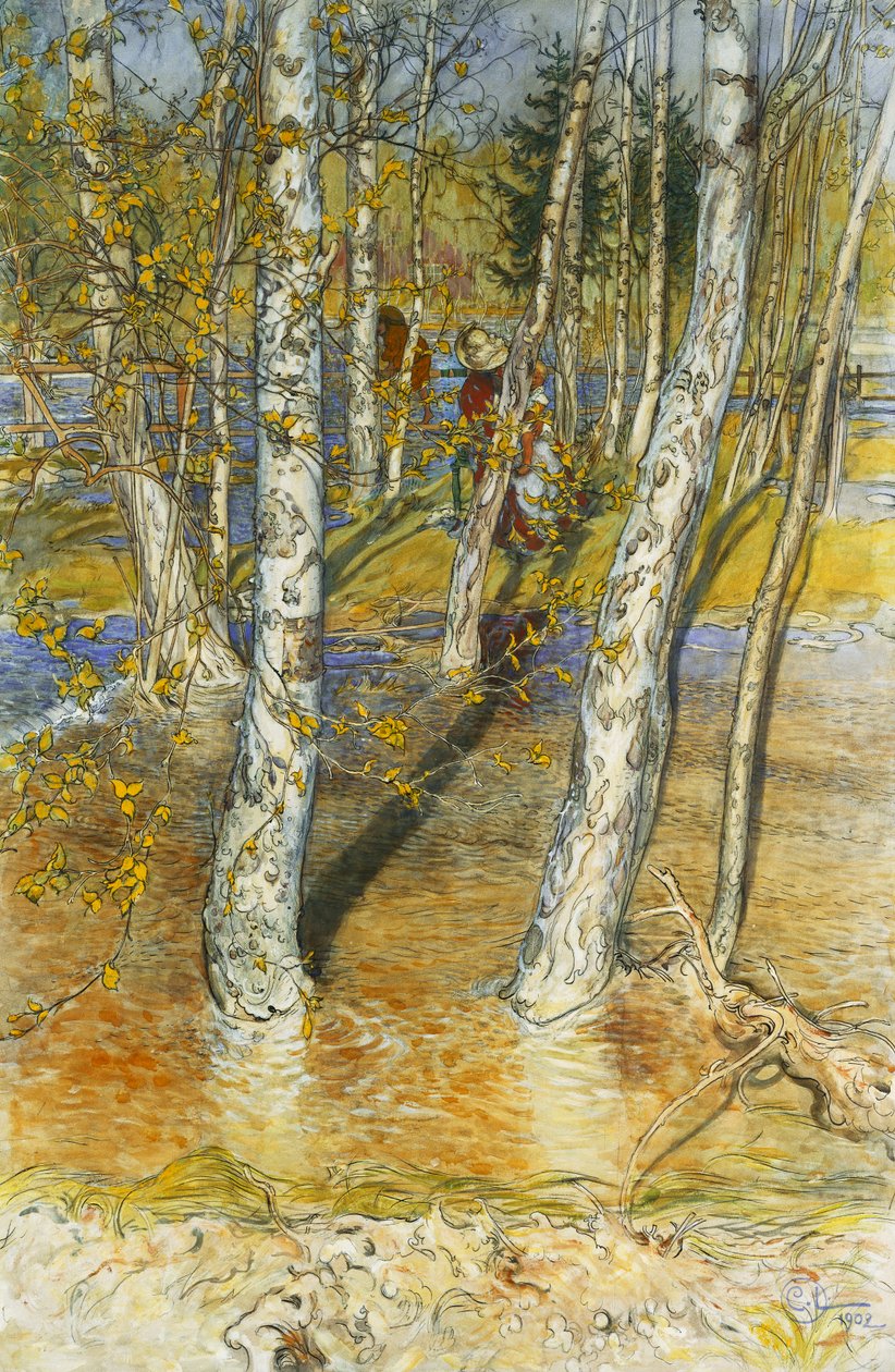Wiosna, 1902 autorstwa Carl Larsson