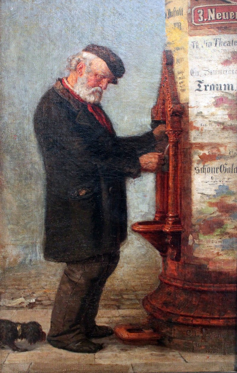 Człowiek przy fontannie autorstwa Carl Ludwig Jessen