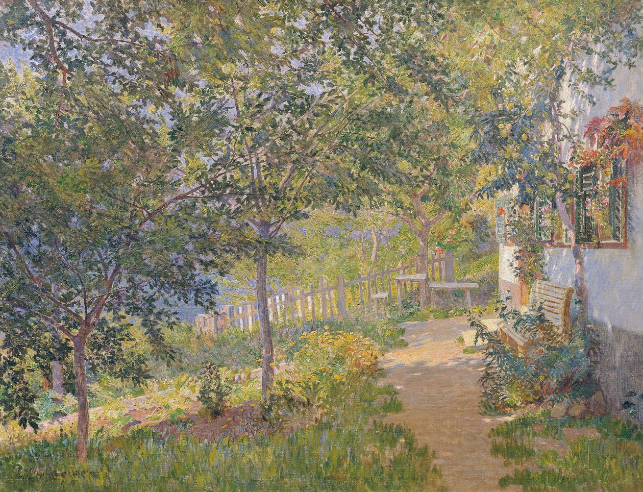 Motyw od Mattsee autorstwa Carl Max Müller