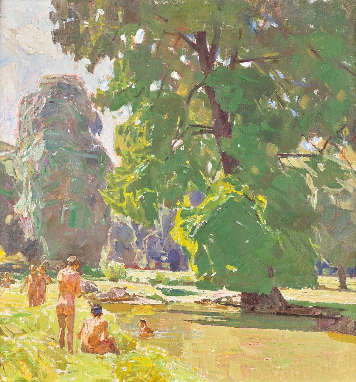 Z wiedeńskiego Prateru II autorstwa Carl Moll