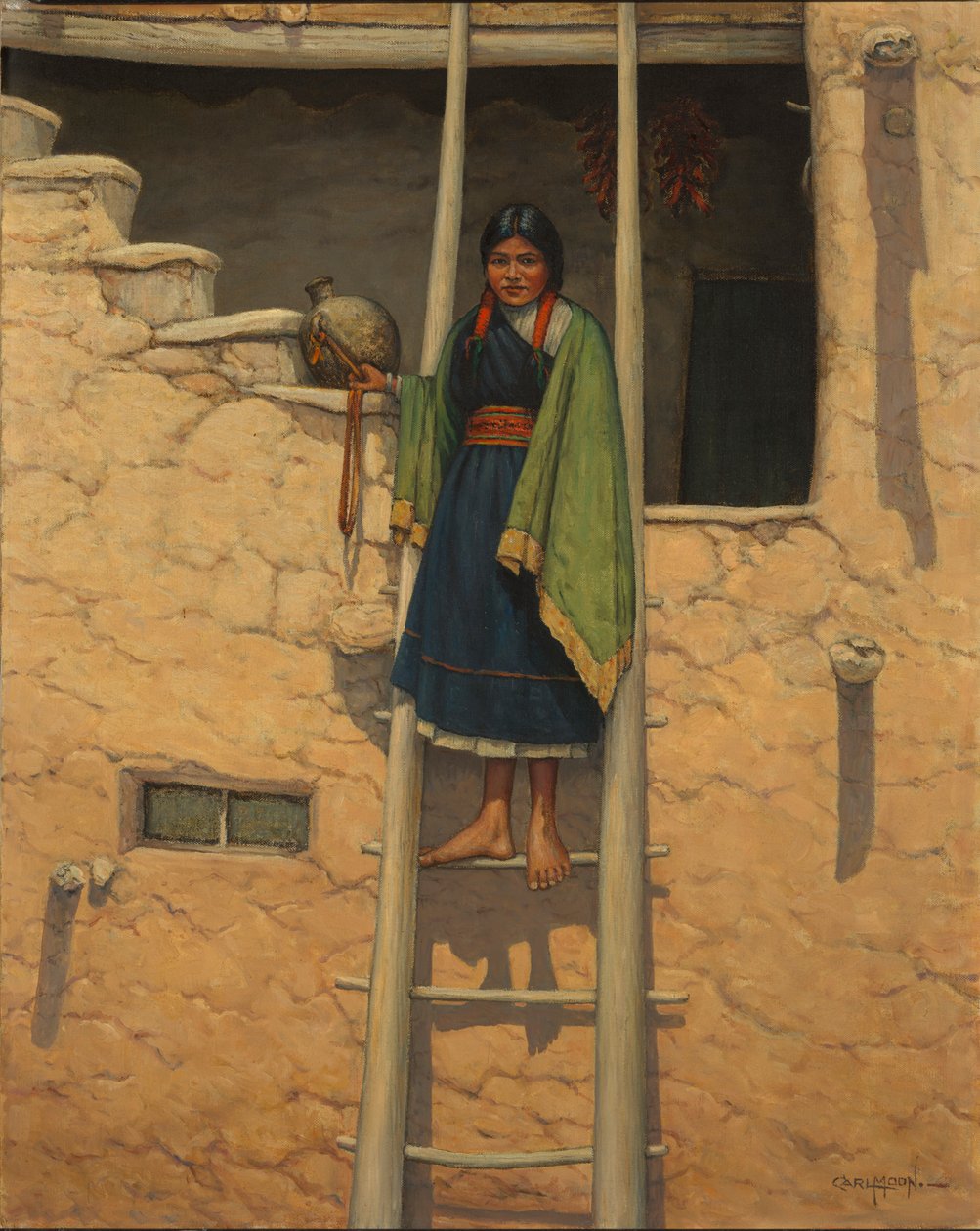 Schody Hopi autorstwa Carl Moon