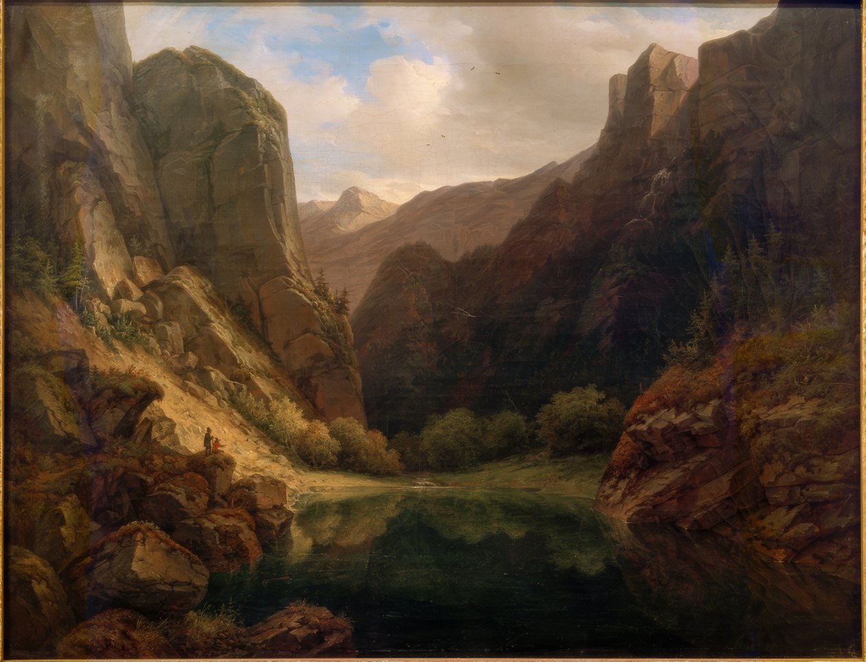 Bergsee autorstwa Carl Morgenstern
