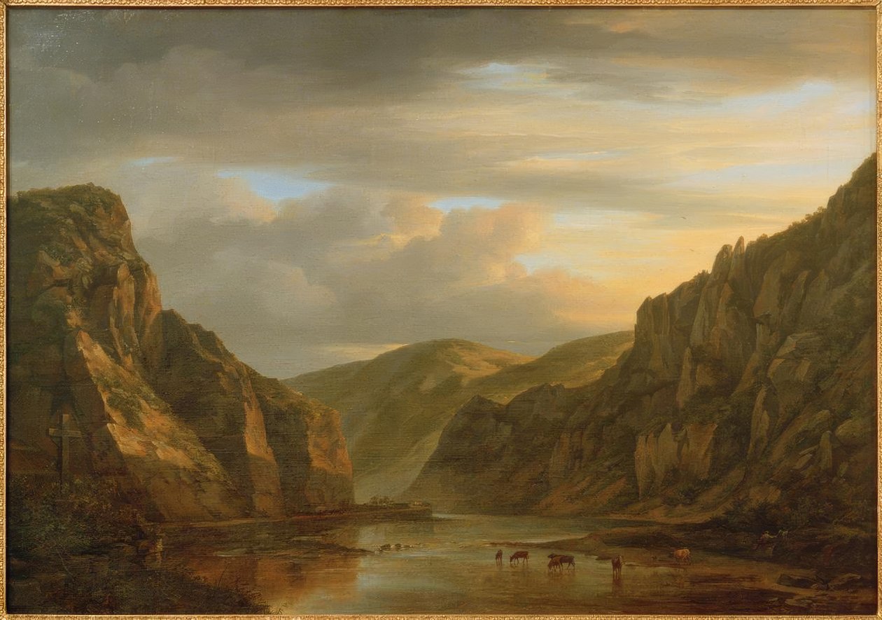 C.Morgenstern, Stegfels w dolinie Nahe autorstwa Carl Morgenstern