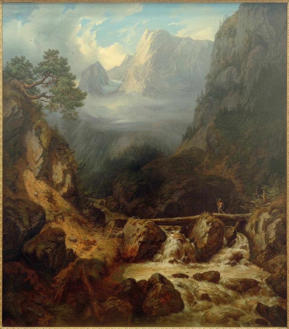 C.Morgenstern, Waldbachstrub niedaleko Hallstatt autorstwa Carl Morgenstern
