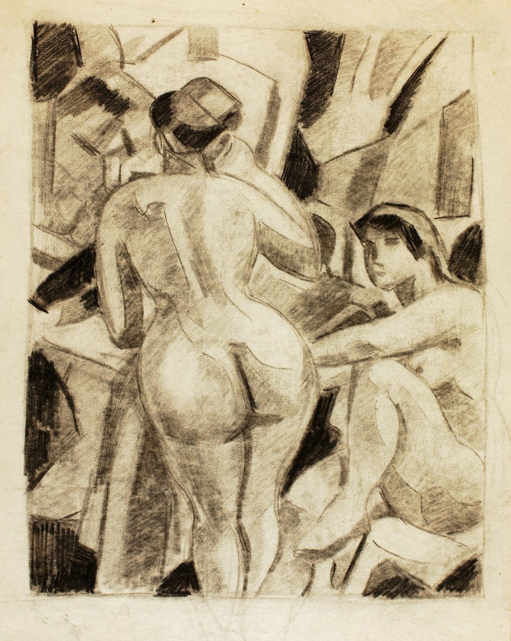 Grupa kobiecych aktów autorstwa Carl Newman